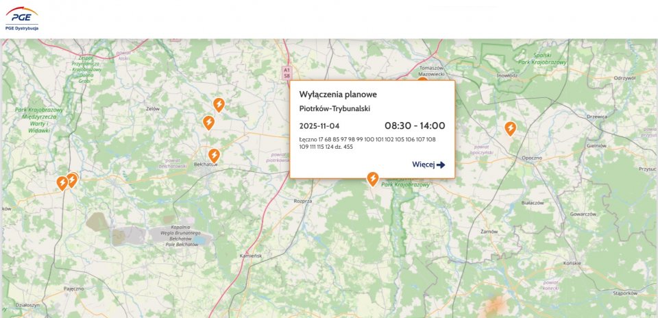 Łęczno: we wtorek planowe wyłączenia prądu